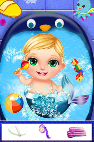 Mermaid Mommy's Ocean Baby——Beauty Dress Up And Makeup&Lovely Infant Care screenshot 3