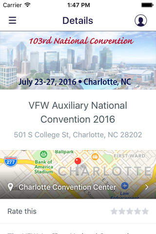 VFWA National Convention 2016 screenshot 2