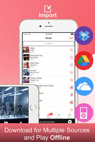 Free Video - Offline Video & Music Player for Cloud screenshot 3