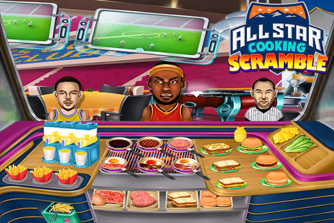 All-star Cooking Scramble Cafe-teria : Super food Chef kitchen Restaurant girls Games screenshot 4