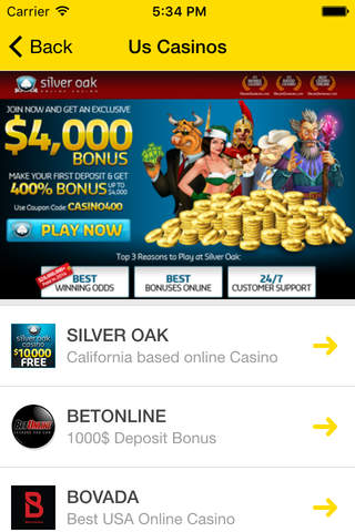 Online Casino Guide - Real Money Casino Reviews screenshot 4