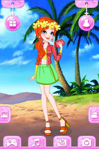 Date With Summer - Fashion Beauty Dress Up Girl Free Games screenshot 2