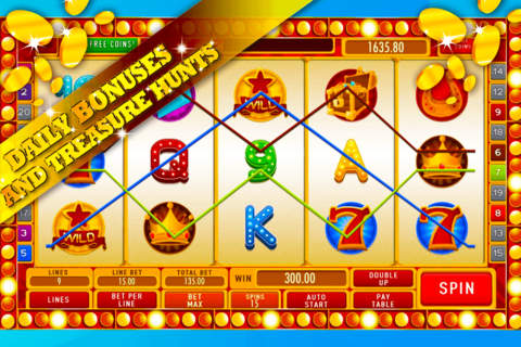 Rudolph's Slot Machine: Lay a bet on the rain deer dealer and gain fabulous virtual coins screenshot 3