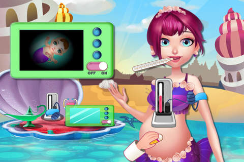Mermaid Muse's Baby Record - Ocean Clinic/Pregnancy Beauty Salon screenshot 2