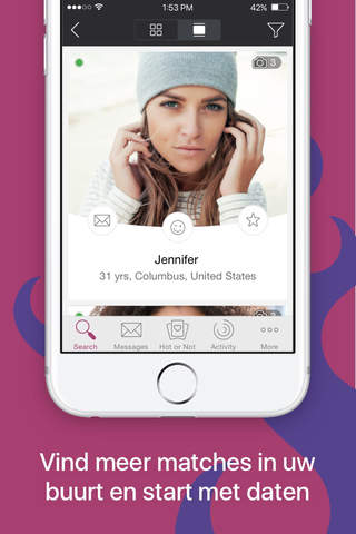 HelloHotties - find singles in best app for dates screenshot 2