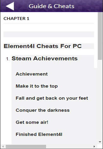 PRO - Element4l Game Version  Guide screenshot 2