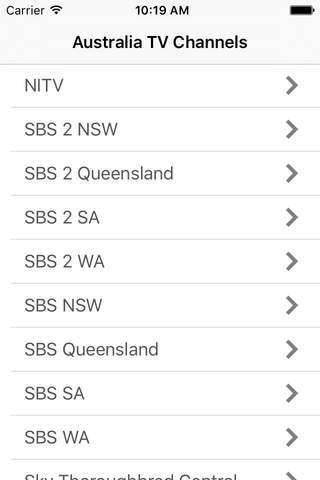 Australia TV Channels screenshot 2