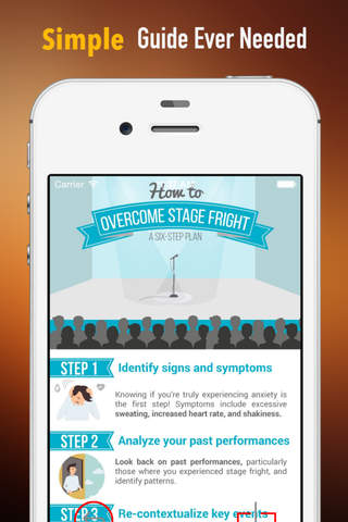 Overcome Stage Fright: Self Help and Recovery Guide Tutorial screenshot 2