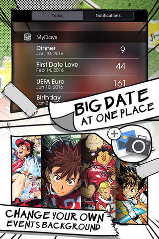 Event Countdown Manga & Anime Wallpaper  - “ Eyeshield 21 Edition ” Free screenshot 2