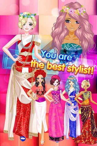Fashion Model Styles - Graceful Princess Exotic Makeup Salon, Kids Funny Games screenshot 2