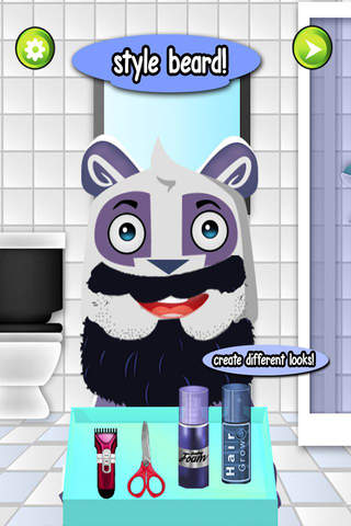 Shave Game For Kids: Animal Jam Version screenshot 2