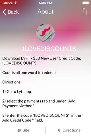Free Promo Codes & Coupons - For Lyft Uber Hotel Tonight & AirBnb screenshot 2