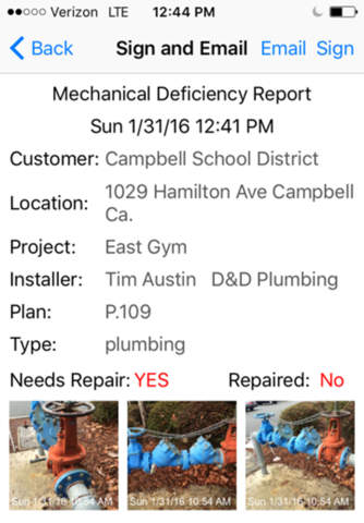 Mechanical Deficiency Report Tool screenshot 4