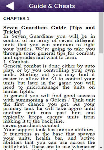 Game Guide for Seven Guardians screenshot 2
