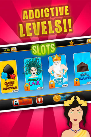 Riches Heart of Zeus - Free Slots Machines Casino Las Vegas screenshot 3