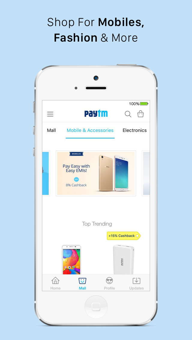 Screenshots of Recharge, Bill Payment & Wallet for iPhone