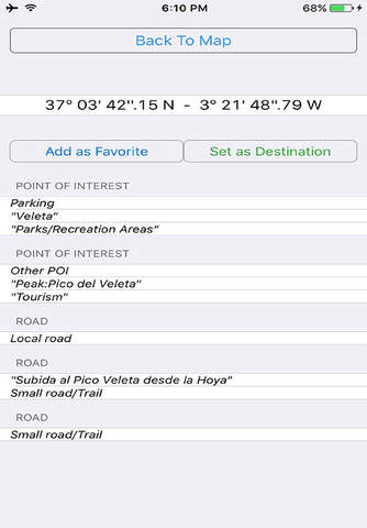 Parque Nacional Sierra Nevada - GPS Map Navigator screenshot 3