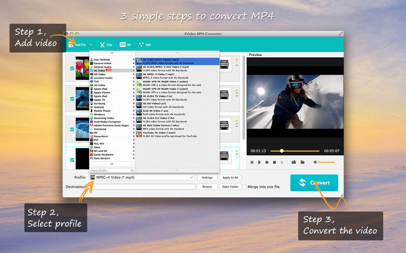 mp4 to xvid converter android