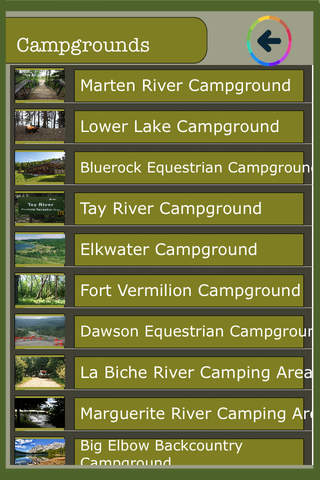 Alberta State Campgrounds And National Parks Guide screenshot 2
