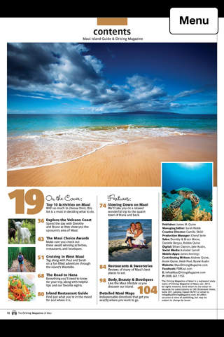 Maui Island Guide & Driving Magazine screenshot 2