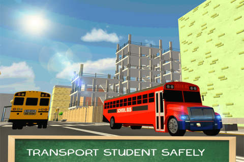 Urban City Schoolbus Driver 3D - Transport Student In Hill Climbing Bus Driving Simulator screenshot 4