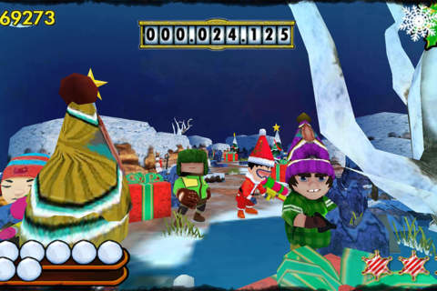 Christmas Show:2k16 fun arcade game,boys play snowball fight in the white world with kids screenshot 4