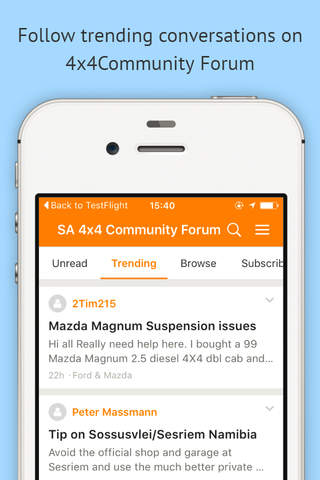 SA 4x4 Community Forum screenshot 3