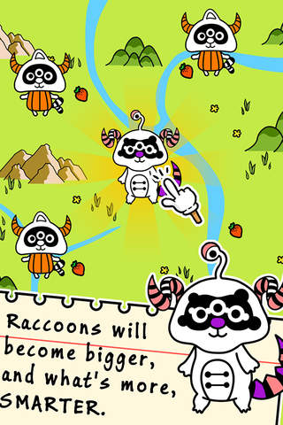 Racoon Evolution - Clicker Games for Tapping Case from Alien Zoo Simulator screenshot 2