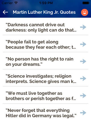 Martin Luther King Jr. Quotes - Iconic Quotation screenshot 2