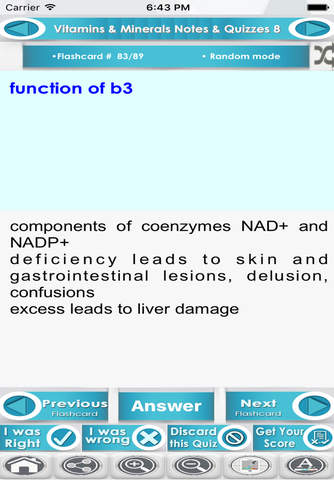 Fundamentals of Vitamins and Minerals for self learning & Exam Preparation2000Flashcards screenshot 4