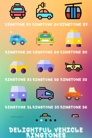 Delightful Vehicle Ringtones screenshot 2