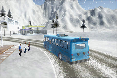 Hill Station Drive: Snow Bus screenshot 3