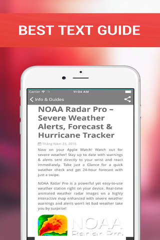 Guide for NOAA Radar Pro - Earthquakes Warnings screenshot 2