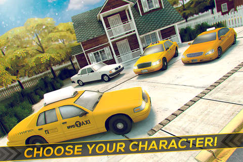 Taxi Driver Racing Game 3D screenshot 4