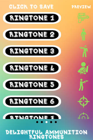 Delightful Ammunition Ringtones screenshot 3