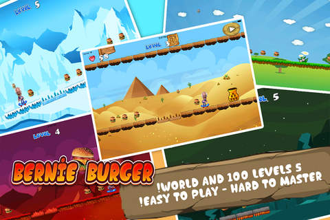 Bernie Burger World - Run In The world screenshot 2
