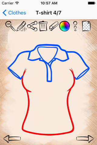 Drawing Lessons Famous Brand Clothes screenshot 3