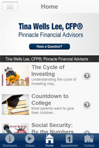 Pinnacle Financial Advisors screenshot 2