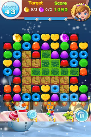 Christmas Candy Pop Blast-Match 3 switch crush mobile game screenshot 3