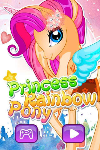 Princess Rainbow Pony-Pet Makeup Salon screenshot 3