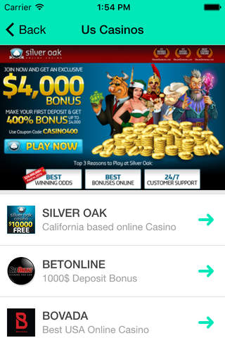 Online Casino Guide - Top Online Gambling Site Reviews screenshot 4
