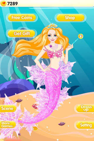 Dress Up Beautiful Mermaid – Girls Fashion Salon Game screenshot 4