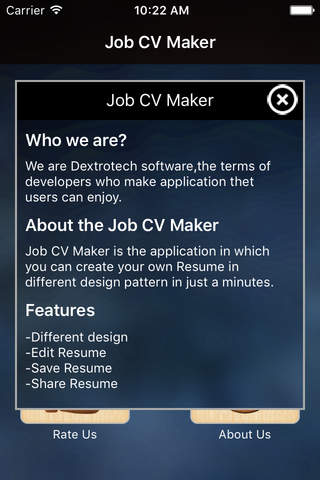 Job CV Maker screenshot 2
