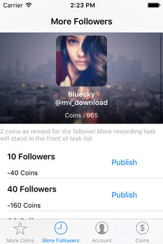 follow me for Twitter--help you get more follower screenshot 2