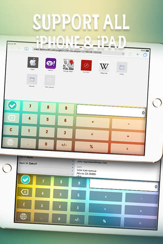 Calculator – Blur : Custom Calculator & Wallpaper Keyboard Themes  Style Photo Effects screenshot 2