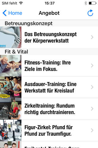 Körperwerkstatt Fitness screenshot 3