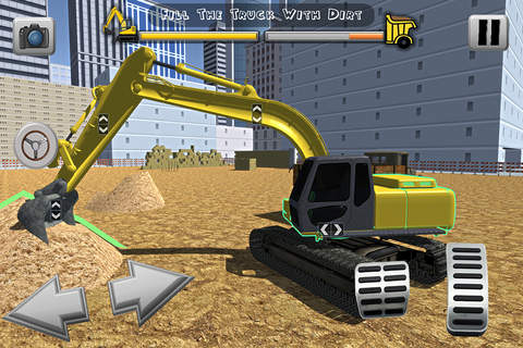 Heavy Excavator Crane Simulator: City Construction screenshot 2
