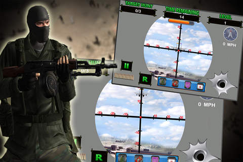 3D American Para-Trooper Attack : Real Sky Para-Trooper Army Sniper Shooting Training 2016 screenshot 4