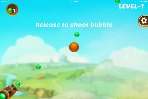 发射泡泡球-小球抛出抛物线,准确射击完成闯关 screenshot 2