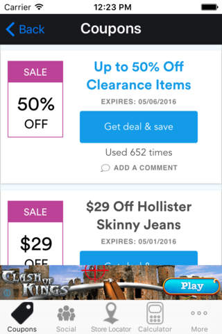 Savings & Coupons For Hollister screenshot 2